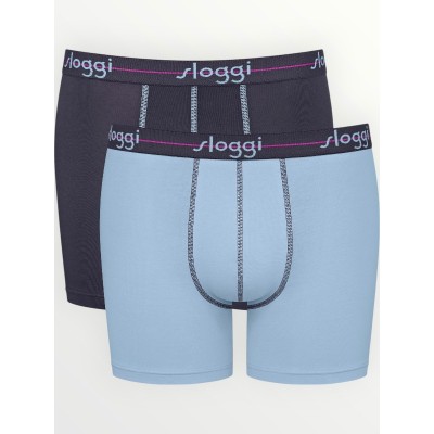 ΜΠΟΞΕΡΑΚΙ SLOGGI MEN START SHORT ΜΠΛΕ/ΣΙΕΛ ΑΝ. 2ΤΜΧ 