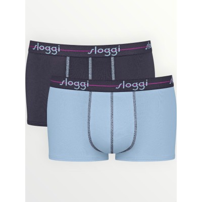 ΜΠΟΞΕΡΑΚΙ SLOGGI MEN START HIPSTER ΜΠΛΕ/ΑΝ. ΣΙΕΛ 2ΤΜΧ 