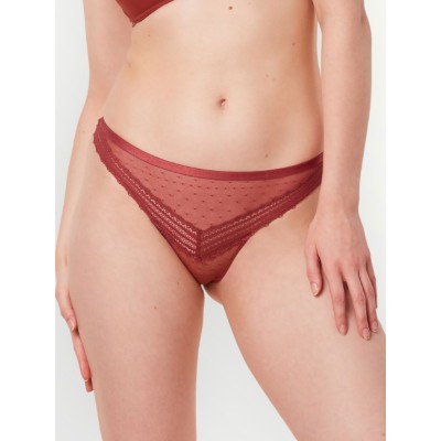 ΣΛΙΠΑΚΙ TRIUMPH TEMPTING TULLE STRING ΕΝΤΟΝΟ ΚΟΚΚΙΝΟ