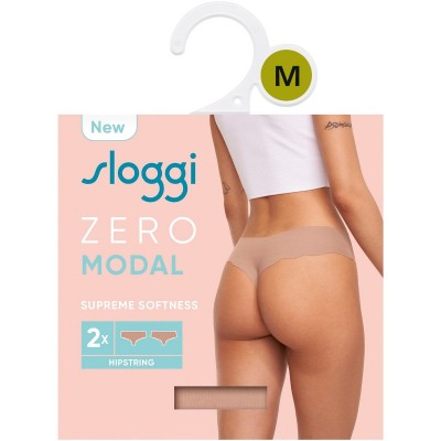 ΣΛΙΠΑΚΙ SLOGGI ZERO MODAL 2.0 H HIPSTRING ΜΠΕΖ 2TMX