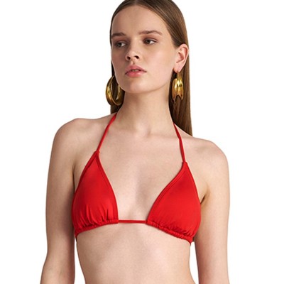 ΜΑΓΙΟ BLU4U ΤΡΙΓΩΝΟ FASHION SOLIDS ΚΟΚΚΙΝΟ CUP B 