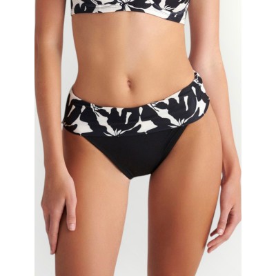 ΜΑΓΙΟ BLU4U 'TRIBAL JUNGLE'’ BIKINI SLIP ΜΑΥΡΟ
