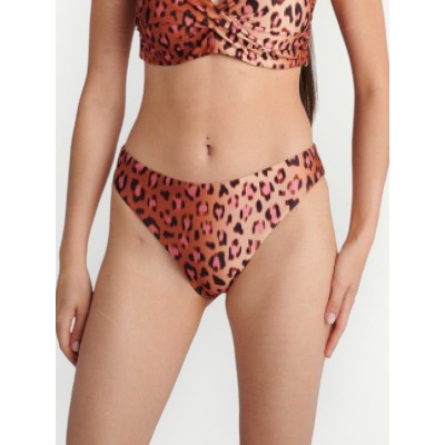 ΜΑΓΙΟ BLU4U 'PINK LEO'’ BIKINI SLIP ΜΠΕΖ ΛΕΟΠΑΡ