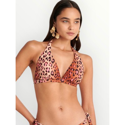 ΜΑΓΙΟ BLU4U ‘PINK LEO’ TOP ΜΠΕΖ ΛΕΟΠΑΡ CUP D