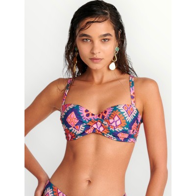 ΜΑΓΙΟ BLU4U 'DIAMOND FRAME' STRAPLESS CUP D