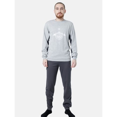 ΠΥΤΖΑΜΑ ΒΑΜΒΑΚΕΡΗ DREAMS ΓΚΡΙ/ΑΝΘΡΑΚΙ