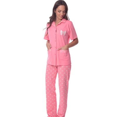 ΠΥΤΖΑΜΑ ΓΥΝ ΖΑΚΕΤΑ LYDIA  ΡΟΖ