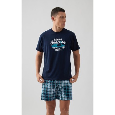 ΠΥΤΖΑΜΑ SCOOTER MINERVA  ΜΑΡΙΝ 