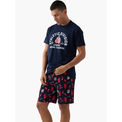 ΠΥΤΖΑΜΑ BOXING MINERVA ΜΑΡΙΝ