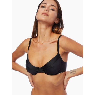 ΜΑΓΙΟ MINERVA SANTA CRUZ BALCONE BIKINI TOP ΜΑΥΡΟ CUP C