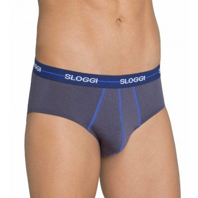 ΣΛΙΠΑΚΙ SLOGGI MEN START MIDI ΜΠΛΕ/ΓΚΡΙ 2ΤΜΧ ΣΛΙΠΑΚΙ SLOGGI MEN START MIDI ΜΠΛΕ/ΓΚΡΙ 2ΤΜΧ