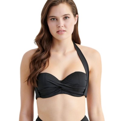 ΜΑΓΙΟ BLU4U ' ‘FASHION SOLIDS' ΜΑΥΡΟ CUP D 
